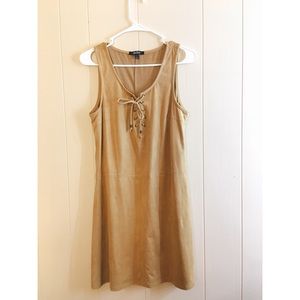 5/$25 Tan Suede Dress